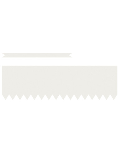 Bordura per Prato 50 pcs Bianco 100 x 0.05 x 20 cm