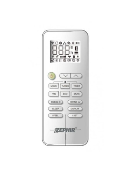 Zephir ZDUO9+12WIFI condizionatore fisso Climatizzatore split system Bianco