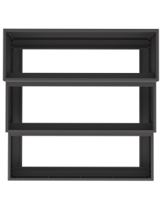 Vaso da giardino Nero 90 x 90 x 35 cm Acciaio laminato a freddo