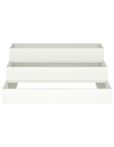 Vaso da giardino Bianco 90 x 90 x 35 cm