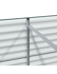 Letto Rialzato Verde 320 x 80 x 81 cm Acciaio