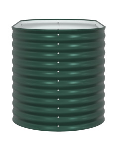 Letto Rialzato Verde 160 x 80 x 81 cm Acciaio