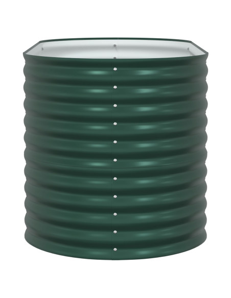 Letto Rialzato Verde 160 x 80 x 81 cm Acciaio