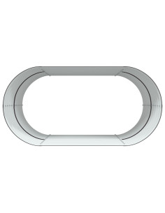 Letto Rialzato Marrone 160 x 80 x 81 cm Acciaio