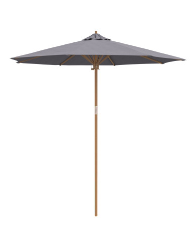 Ombrello da giardino Grigio scuro Ø 270 x 260 cm Bambù