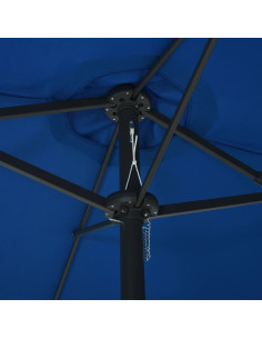 Ombrellone da Esterni Palo in Alluminio 460x270cm Blu
