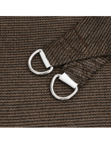 Vela Parasole 160 g/m² Marrone 6x6 m in HDPE