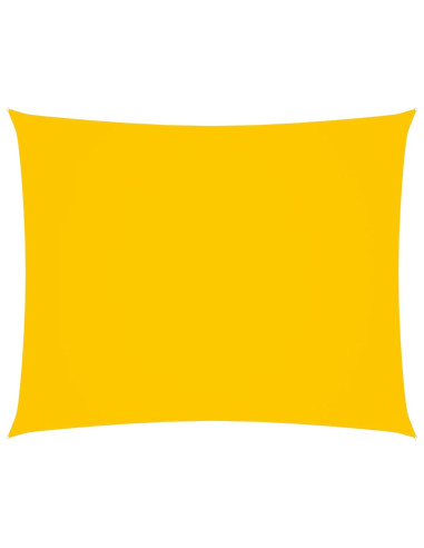 Parasole a Vela Oxford Rettangolare 2,5x4,5 m Gialla