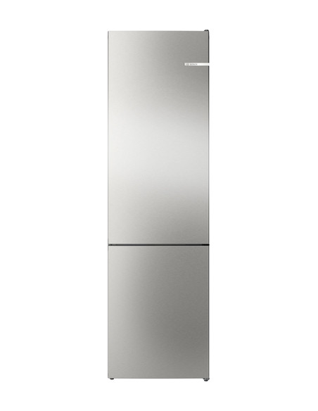 Bosch Serie 4 KGN392I1F , Frigorifero combinato da libera installazione, 203 x 60 cm, Acciaio spazzolato anti-impronta Classe A