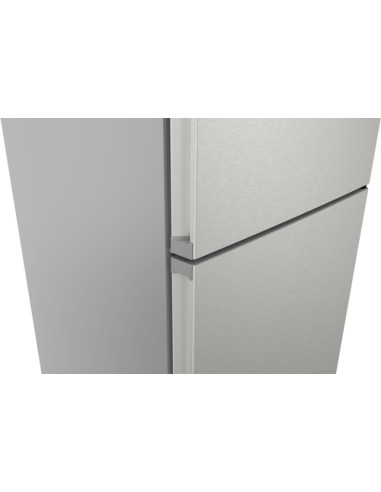 Bosch Serie 4 KGN392I1F , Frigorifero combinato da libera installazione, 203 x 60 cm, Acciaio spazzolato anti-impronta Classe A