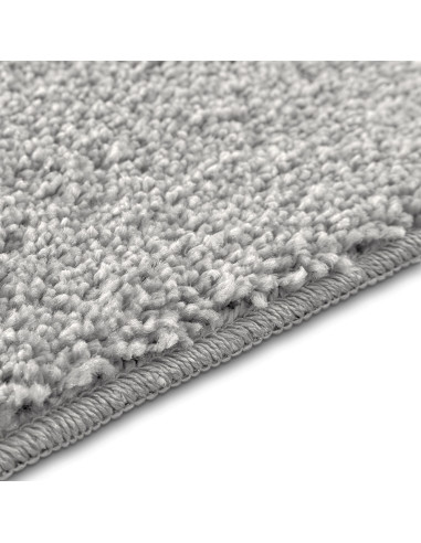 Set di tappetini antiscivolo per il bagno 3 pcs Grigio PP