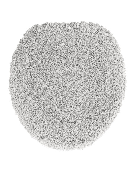 Set di tappetini da bagno 3 pezzi grigi in polipropilene antiscivolo