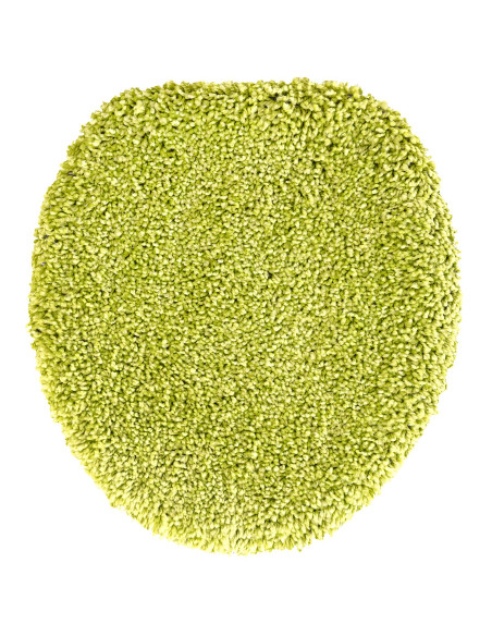 Set di Tappetini da Bagno in 3 Pezzi Verde in Polipropilene Antiscivolo