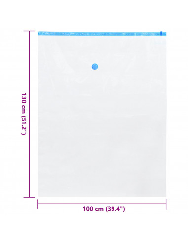 Borse sottovuoto per stoccaggio  50 pz 130x100 cm