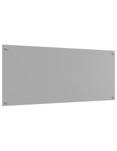 Schienale da cucina Grigio chiaro 120 x 50 cm vetro temperato