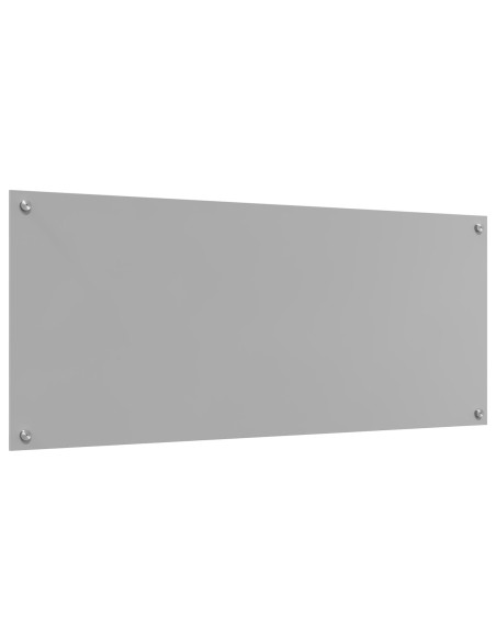 Pannello di schiena per cucina  Grigio chiaro 120x50x0,6 cm in vetro temperato