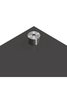 Schienale da cucina Grigio scuro 120 x 60 cm vetro temperato