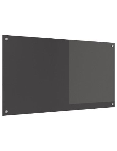 Rivestimento da Cucina Grigio scuro 110 x 60 cm vetro temperato