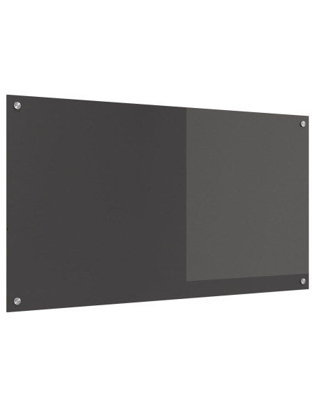 Schienale da cucina  grigio scuro 110x60x0,6 cm in vetro temperato
