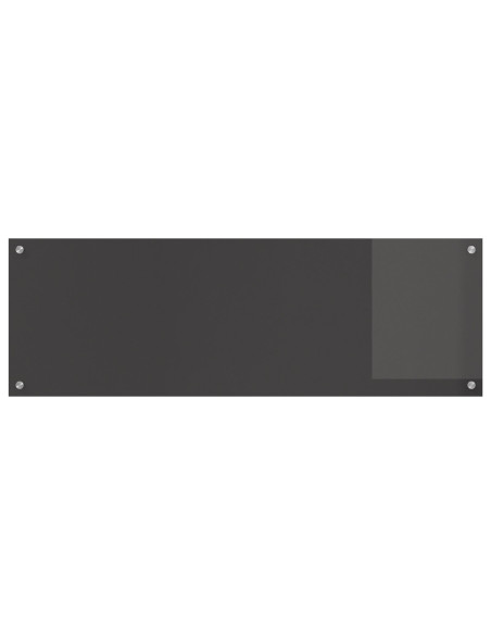 Schienale Cucina Grigio Scuro 120x40x0,6 cm in Vetro Temperato -