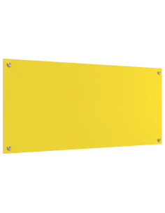 Rivestimento da Cucina Giallo 110 x 50 cm vetro temperato 2