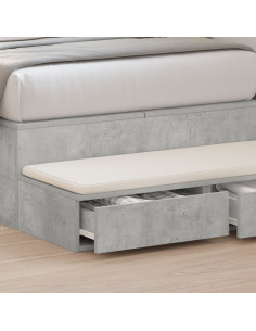 Cassetti per letto Grigio cemento 80 x 36,5 x 16,5 cm