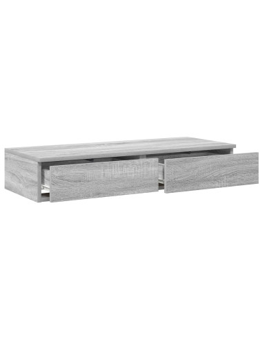 Cassetti per letto Grigio Sonoma 80 x 36,5 x 16,5 cm