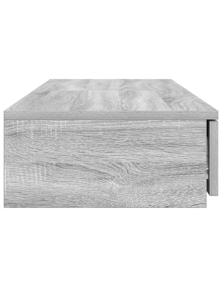 Cassetti per Letto Grigio Sonoma 120x36,5x16,5 cm Legno Ingegnerizzato