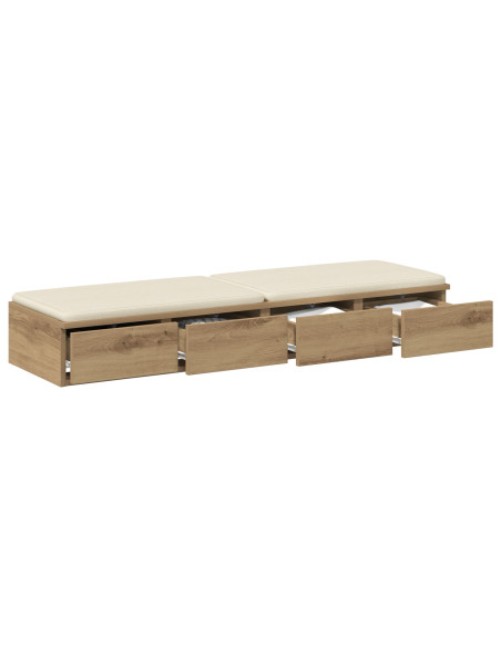 Cassetti  Artisan Oak 120x36,5x16,5 cm in Legno ingegnerizzato