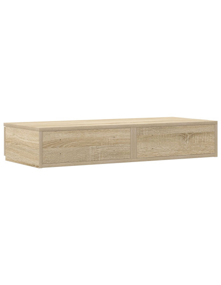 Cassetti per letto  Rovere Sonoma 75x36,5x16,5 cm in legno ingegnerizzato