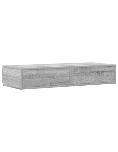 Cassetti per Letto Grigio Sonoma 75x36,5x16,5 cm in Legno Ingegnerizzato di