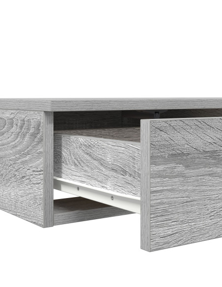 Tavolo Comodino  Grigio sonoma Legno ingegnerizzato