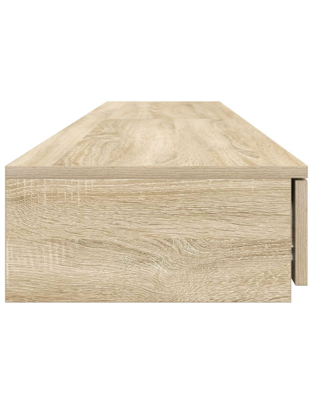 Cassetti per Letto  Rovere Sonoma 180x36,5x16,5 cm in Legno Ingegnerizzato