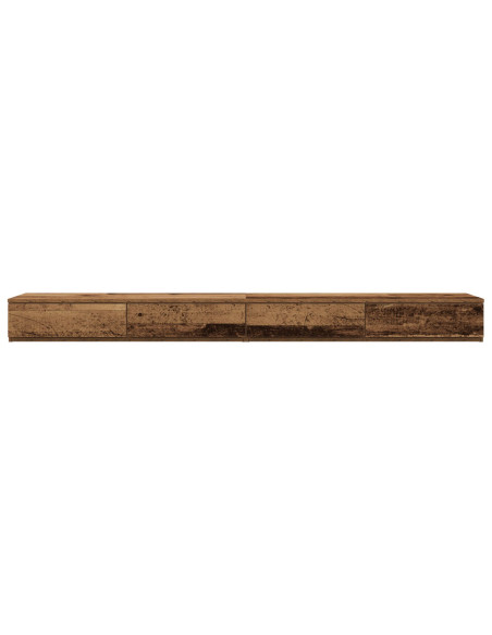 Cassetti per letti  in legno vecchio 180x36,5x16,5 cm in legno ingegnerizzato