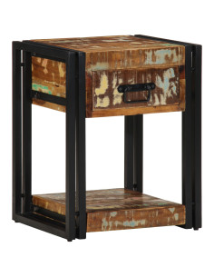 Armadio da Notte con cassetto Multicolore 40 x 35 x 50 cm