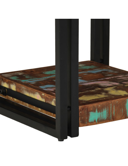 Comodino  40x40x50 cm in legno massello riciclato