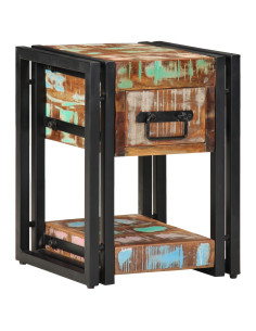 Armadio da Notte con cassetto Multicolore 30 x 30 x 40 cm