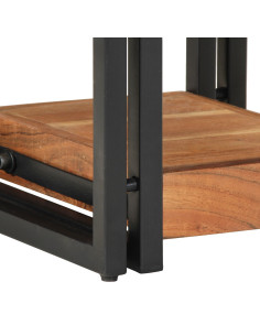 Armadio da Notte con cassetto 2 pcs Marrone 30 x 30 x 40 cm