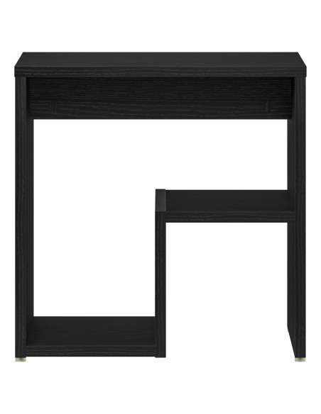 Comodino  Nero Rovere 40x30x40 cm in legno ingegnerizzato