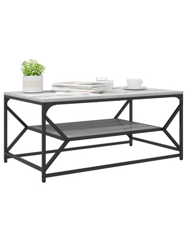 Tavolino da salotto Grigio Sonoma 90 x 50 x 40 cm