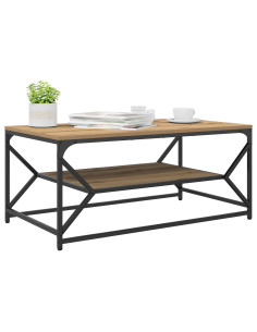 Tavolino da salotto Rovere artigianale 90 x 50 x 40 cm