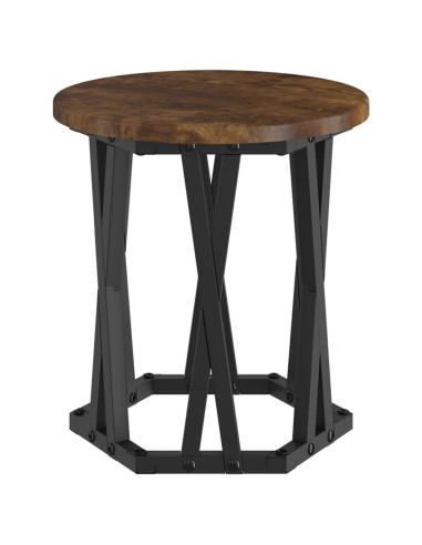 Tavolo Laterale Nesting 3 pcs Rovere fumé