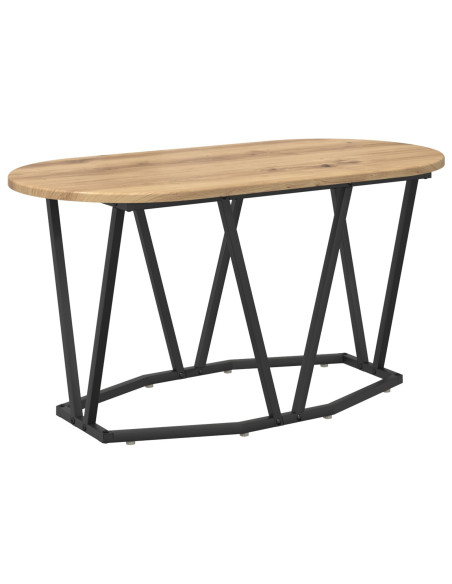 Tavolino da salotto Rovere artigianale 80 x 40 x 40.5 cm