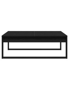 Tavolino da salotto Rovere Nero 100 x 100 x 35 cm