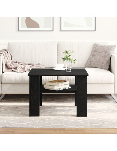 Tavolino da salotto Rovere Nero 60 x 60 x 42 cm