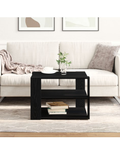 Tavolino da salotto Rovere Nero 58 x 58 x 40 cm