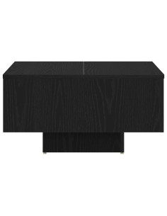 Tavolino da salotto Rovere nero 60 x 60 x 31.5 cm