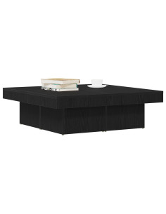 Tavolino da salotto Rovere Nero 90 x 90 x 28 cm