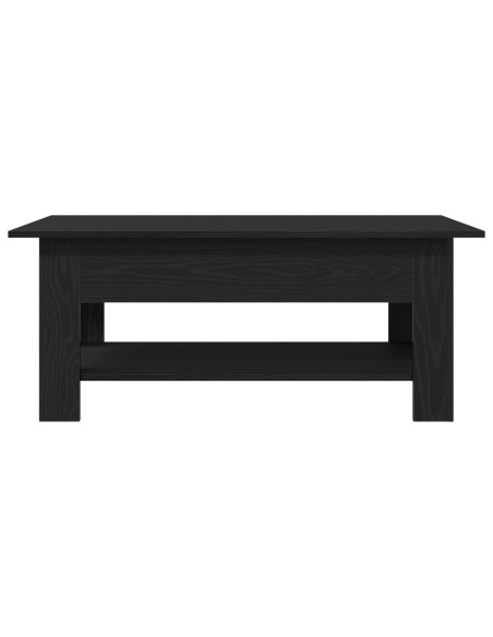 Tavolino da caffè vMix in Nero Rovere 102x55x42 cm in Legno Ingenerizzato