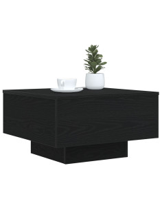 Tavolino da salotto Rovere Nero 55 x 55 x 31 cm